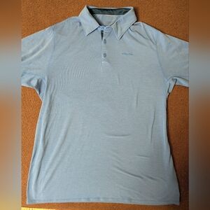 Patagonia Men's L Light Blue Polo Shirt